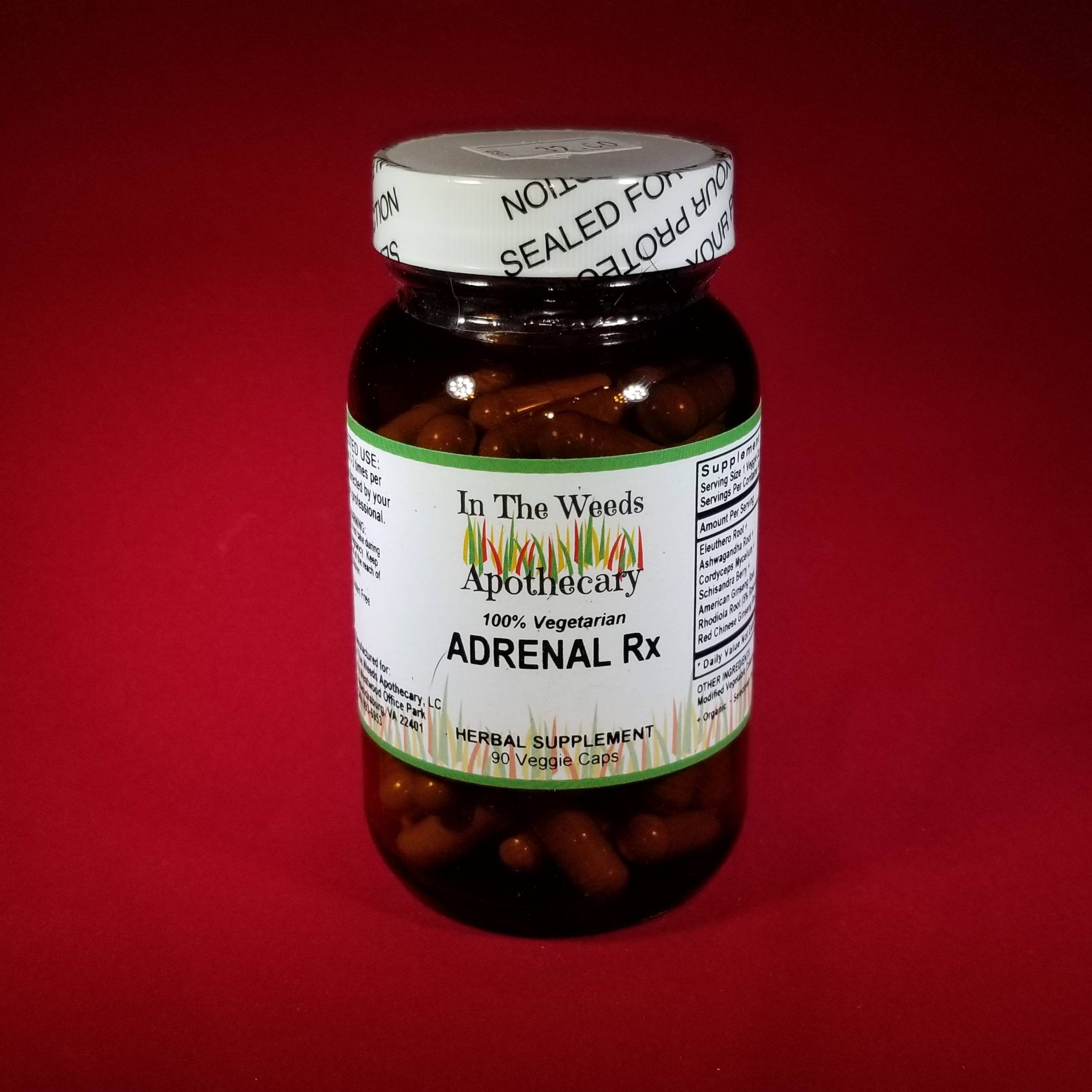 Adrenal Rx, Vegetarian Capsules