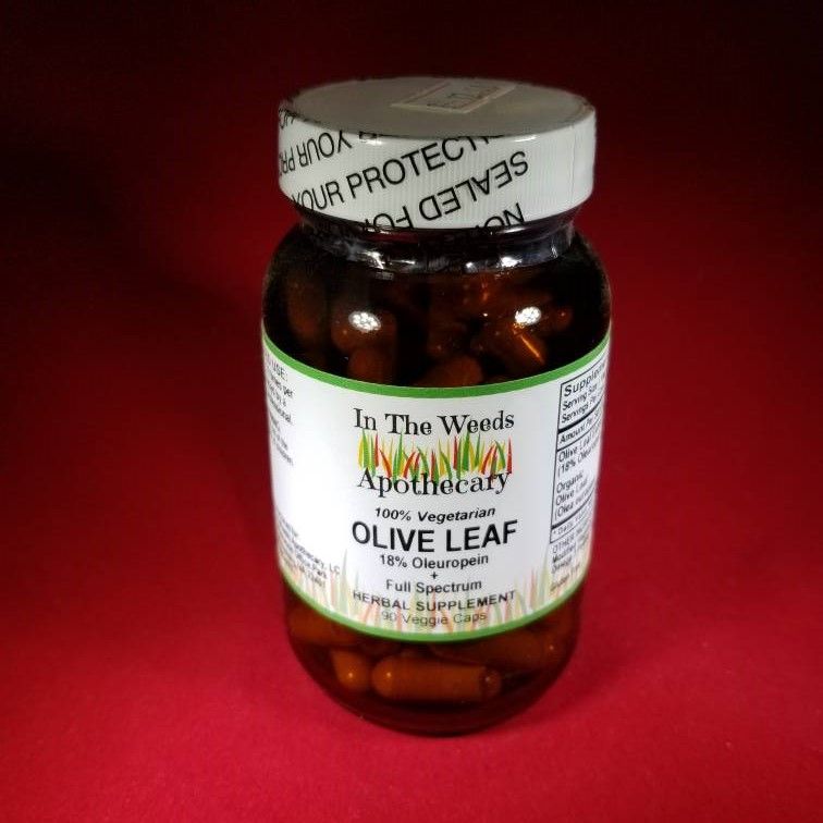 Olive Leaf Extract Capsules – 90 Kosher Vegan Caps Now with 400mg Organic Olive Leaf and Potent Extract