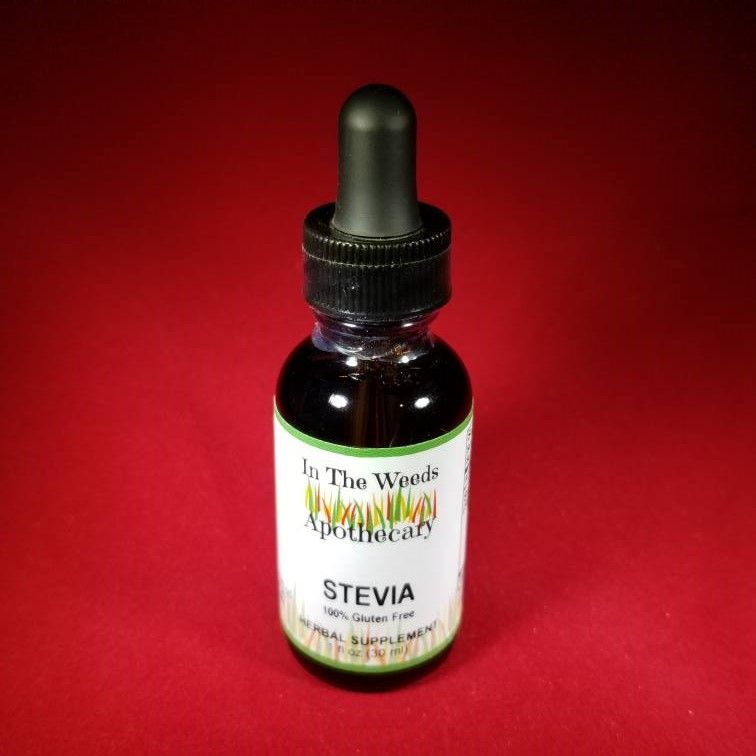Liquid Stevia Drops – Alcohol Free and Kosher Sugar Substitute – 1oz Glass Bottle