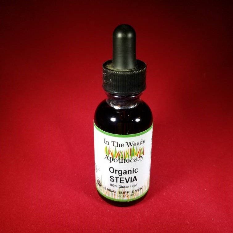 Organic Liquid Stevia Sweetener – Alcohol Free and Kosher Sugar Substitute – 1oz