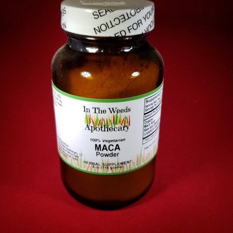 Maca Powder – Non-GMO, Gluten-Free, Organic, Vegan Source of Fiber & Essential Amino Acids, 4oz.