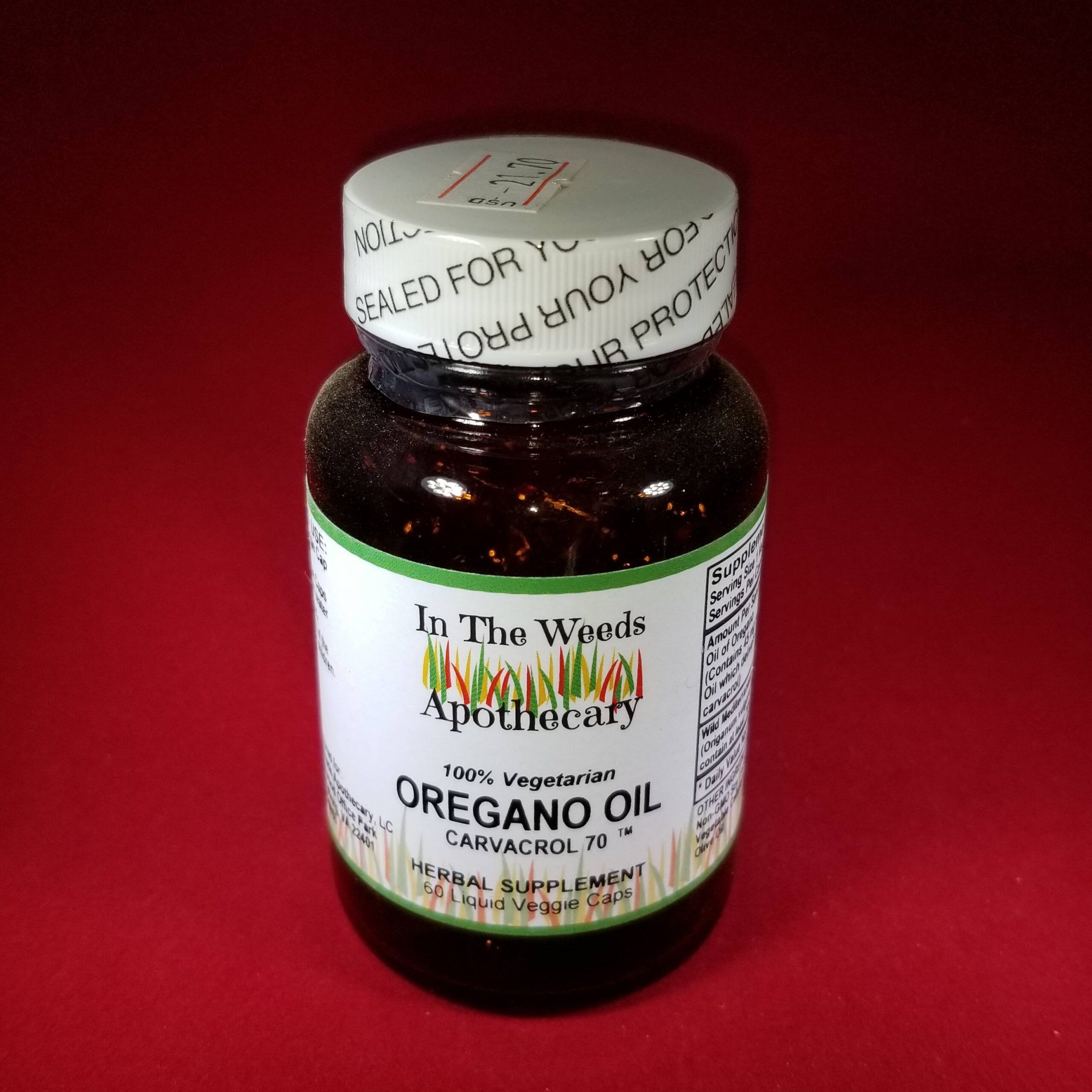 Wild Oregano Oil Capsules – 60 Vegan Caps – Now with 510mg Mediterranean Oil of Oregano