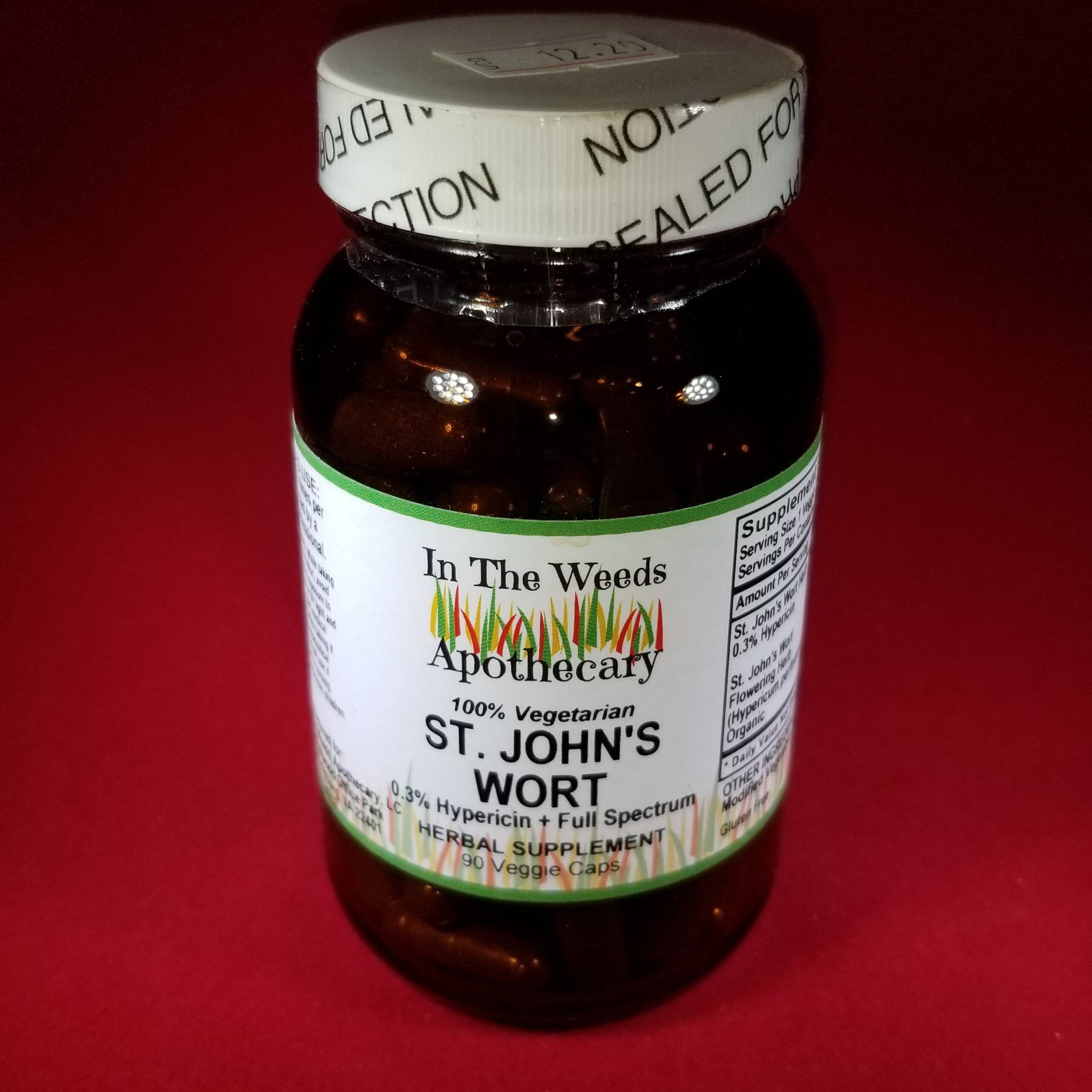 St Johns Wort Capsules – 90 Kosher Vegan Capsules Now with Organic St. John’s Wort & Potent Extract