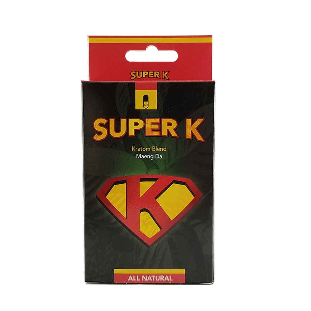 Super K Maeng Da Kratom Capsules – 20 pack