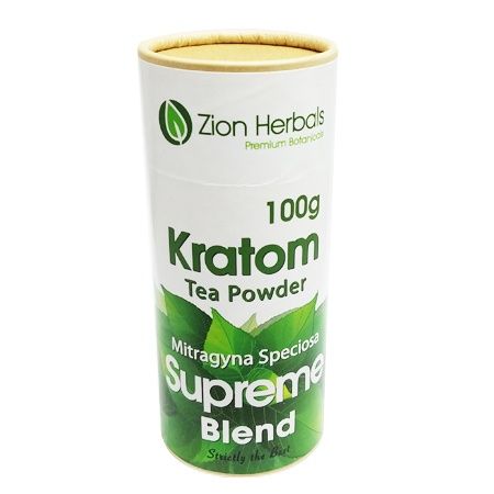 Zion Herbals  “Supreme Blend” Kratom Tea Powder